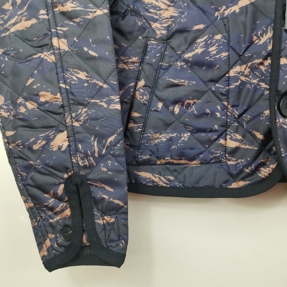 HUDSON LOS ANGELES Reversible Black/Brown Quilted Barn Jacket - Picture 6 of 12